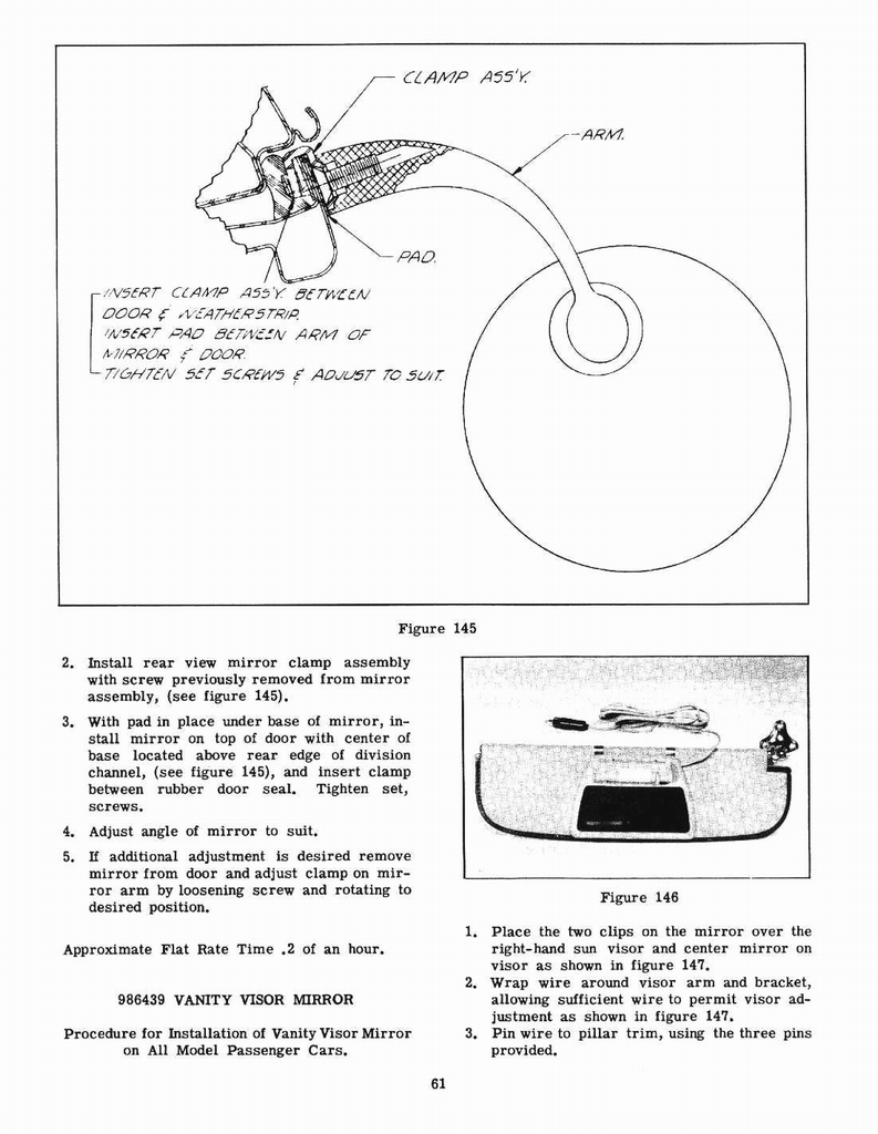 1951 Chevrolet Accessories Manual Page 56